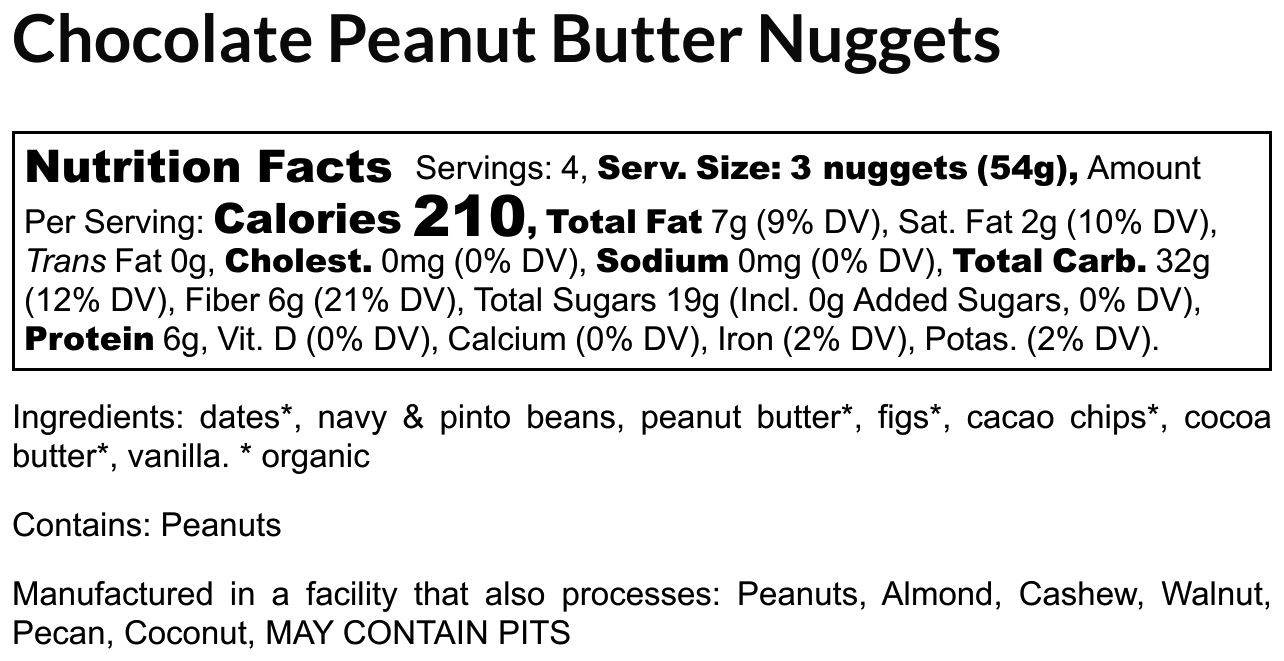 
                  
                    Chocolate Peanut Butter Nuggets 7.6 oz
                  
                