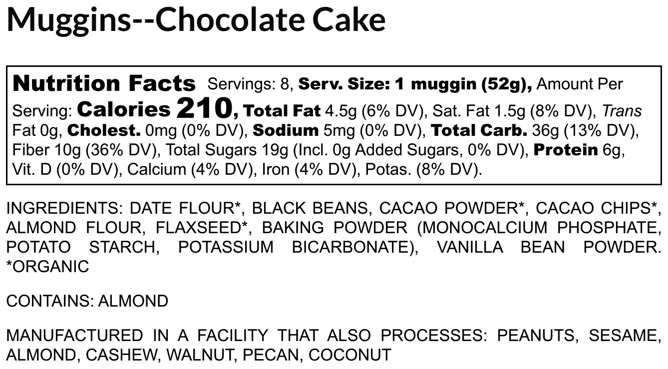 Muggins-Chocolate Cake