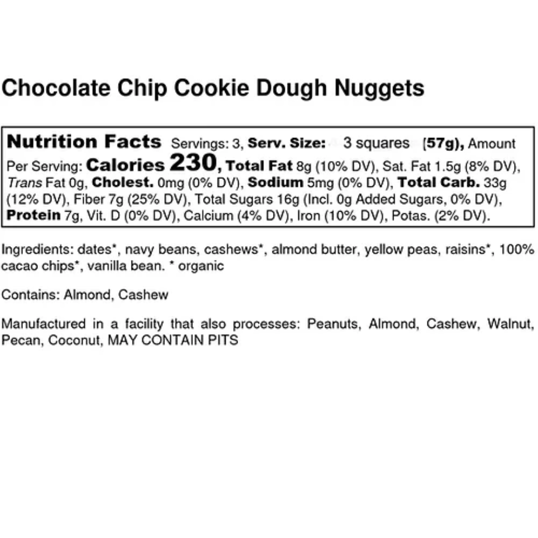 
                  
                    Chocolate Chip Cookie Dough Nugget 6oz
                  
                