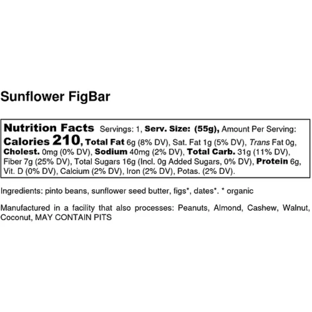 
                  
                    Sunflower Fig 12-pack bars
                  
                