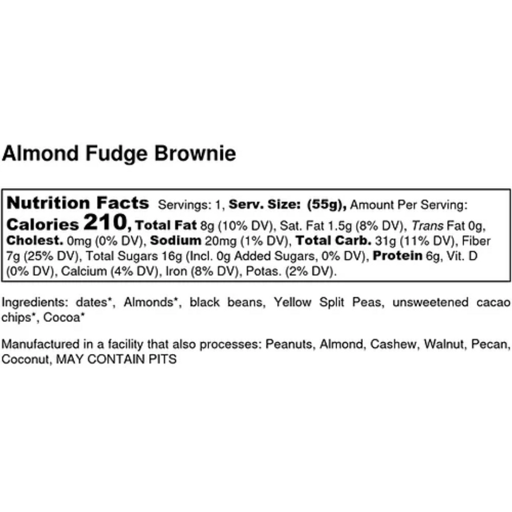 
                  
                    Almond Fudge Brownie 12-pack bars
                  
                